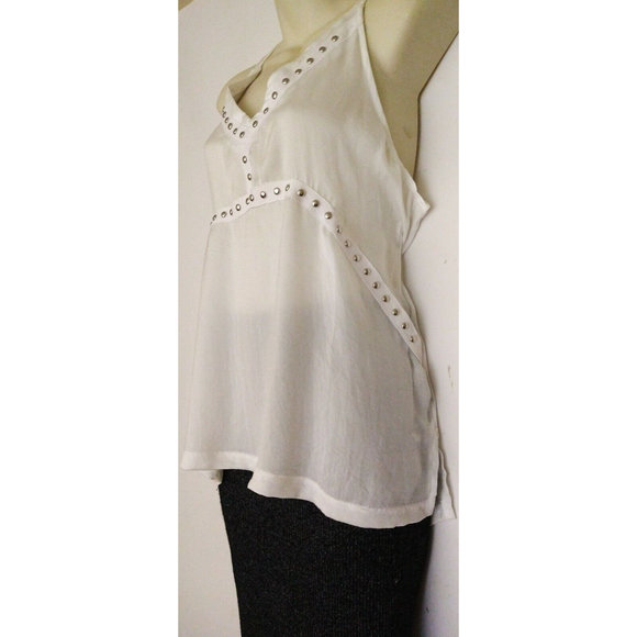 CBR Exclusive Collection Women's Strappy Cami Tank Top Rhinestone Studded NWT LG - Picture 4 of 8